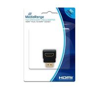 MediaRange MRCS166 adattatore per inversione del genere dei cavi HDMI Nero (MediaRange HDMI High Speed Winkeladapt) NEW