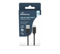 MediaRange MRCS182 Cavi di ricarica e dati 1,8m USB 3.0 Typ C nero