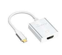 MediaRange Convertitore da USB Type-C 3.1 a HDMI, argento