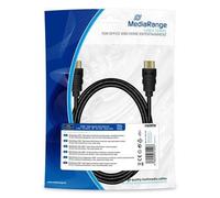 MediaRange MRCS196 cavo HDMI 2 m HDMI tipo A [Standard] Nero (MRCS196)