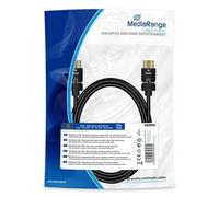 MediaRange MRCS197 cavo HDMI 2 m HDMI tipo A Standard Nero (MediaRange HDMI High Speed Ethernet An)