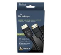 MediaRange MRCS220 cavo HDMI 2 m HDMI tipo A [Standard] Nero (MediaRange HDMI Ultra High Speed Ether)