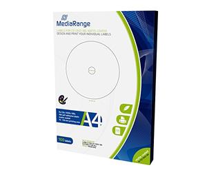 MediaRange MRINK130 etichetta autoadesiva Bianco 100 pezzo(i)