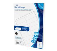 MediaRange MRINK147 Labels 99.1x33.9mm White 800 Pieces Universal Strong Adhesio