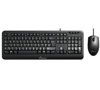 MR OS108 - Combinazione tastiera/mouse, USB, nero