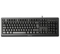 MediaRange MROS109 Tastiera Qwertz nero con cavo