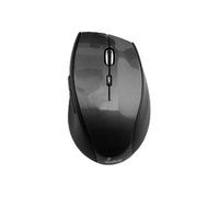 MediaRange Mouse MR OS207 - wireless ottico 1600 DPI, 5 pulsanti, nero/carbonio