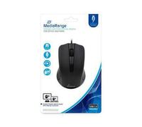 MediaRange MROS210 mouse Ufficio Mano destra USB tipo A Ottico 1000 DPI (MediaRange MROS210 - mus - USB - sort) NEW