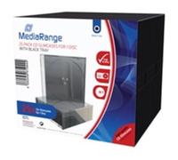 Pk25 mediarange cd slim cases clear NEW
