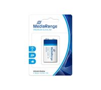 Mediarange Premium Alkaline Battery, E-Block Pack Of 12 NUOVO