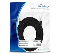 MEDIARANGE RJ45 patch cord U/UTP C5e 15.0m (UTP) black