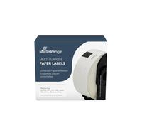 MediaRange Etichette di carta universali, per Brother DK-11201, 29 x 90 mm, 400 pezzi, nero su bianco