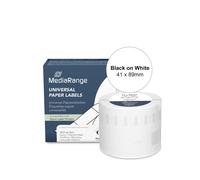 MediaRange Universal Paper Labels for/Replaces Dymo® 11356/S0722560, Removable,