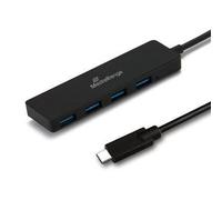 MediaRange 813105 - Splitter USB Tipo CTM a USB 3.0 Nero 1:4