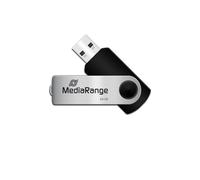 Mediarange 64gb usb 2.0 unità flash usb usb type-a / micro-usb nero, argento