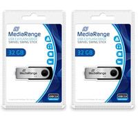 MediaRange USB pen flash drives 2.0 32GB (Confezione da 2)