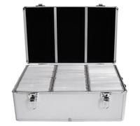 MediaRange Valigia 500 dischi Silver DJ Case - con bustine appese - BOX77 BOX77