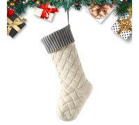 Medias de Navidad - Calcetines navideños | Navdad tejido | Decoraciones navideñas de calcetines de 18 pulgadas | de bordado Decoración para el hogar de vacaciones | Medias de Navidad para niñ