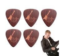 Mediatore di chitarra, mediatori di chitarra, luccio di chitarra a 5 parti, mediatore ukelele con motivi creativi, kit di accessori per chitarra portatili, forniture per chitarra