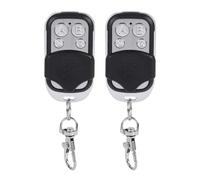 Mediawave Store - 2pz Telecomando Universale 4 canali, 433mhz, Telecomando Multifunzione, Tascabile, con Gancio, Apertura Cancello, Garage, Macchina, 2pz Telecomando Universale 4 Canali (2pz)