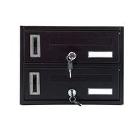 Mediawave Store - Cassetta postale condominiale 2 posti Iron Grey Art. 783.B 23 x 18 x 30 cm, Cassetta della Posta