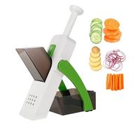 Mediawave Store - Mandolina da Cucina Affettaverdure, Manuale, Multifunzione, Affetta Patate, Carote, Verdura, in Acciaio, Resistente, Lavabile, Mandolina da Cucina Affettaverdure (arancio)