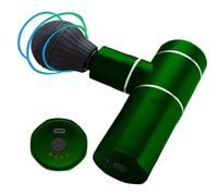 Mediawave Store - Massaggiatore Muscolare a Percussione 63009 Ricaricabile e Portatile con 4 Velocità Regolabili per Massaggio Sportivo Defaticante e Trattamento Localizzato (Verde)