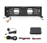 Mediawave Store - Portatarga per Auto con Telecamera e Sensori di Retromarcia Camera Posteriore, Retrovisore per Parcheggi, Videocamera, Segnale Sonoro, Porta Targa, Impermeabile