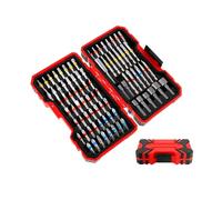 Mediawave Store - Set 83 Punte Cacciavite Magnetiche in Valigetta, Kit Inserti Avvitatura Universale di Precisione