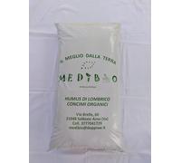 MEDIBIO Humus di lombrico Puro 30 Litri, Super Fertilizzante Organico, 100% Matrice Cavallo, Potere Ammendante 20 volte superiore allo stallatico (Offerta 3 Sacchi)