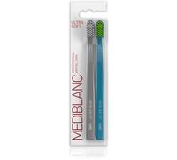 MEDIBLANC 5490 Ultra Soft spazzolini da denti ultra soft Grey, Blue 2 pz