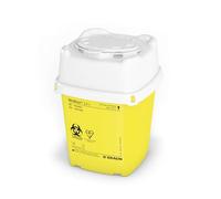 Medibox Contenitore per rifiuti da 2,4 litri per lo smaltimento di oggetti appuntiti e appuntiti in ambiente medico