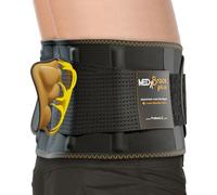 MEDiBrace PLUS Cintura lombare con cuscinetto ergonomico per mal di schiena | Supporto ortopedico compressivo per la zona lombare, ideale per sciatica, postura e sollevamento pesi, da uomo e da donna