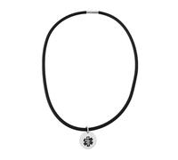 Medical Alert Collana per Uomo da Donna Personalizzato Ghiaccio Ciondolo UK Mono
