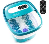 Medical king Spa per piedi con massaggio elettrico rotante e calore include un telecomando, una pietra pomice - sfere motorizzate per massaggio shiatsu