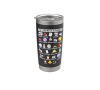 Medical Laboratory Alphabet Science Lab The Lab W icchiere termico in acciaio inox doppia parete
