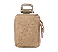 Medical Molle Pouch Compact Tactical First Aid Pouch Compact Military EMT Utility Grade Rip-Away Bag per campeggio, caccia, escursionismo, casa, auto e avventure (grigio)