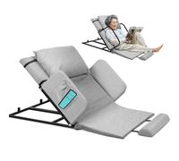 Medical Pillow Lifter, Electric Adjustable Sit-Up Back Stand Assist Aid, Power Lifting Bed Backrest for Sitting up in Bed 2-80° Adjustable for Neck Lumbar Back Support for Seniors Patient 330LBS,B