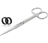 MEDICAL PRO Forbici per dissezione operativa per infermieristica medica Punte affilate Forbici dritte Forniture ospedaliere in acciaio inossidabile Clinica domestica (Argento opaco, 5,7 pollici)