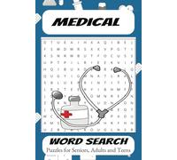 Medical Word Search: Easy-to-Read Print | 6x9 inches, 110 pages | 55 puzzles