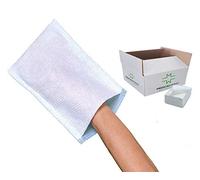 MEDICALMONO SRL1.000 Manopole TNT lavapaziente in cellulosa a Due Strati per l'igiene della Persona - cm 16x22 cm (1000)