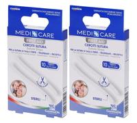 Medicare First Aid Cerotto Sutura 3x75 mm 10 Pezzi 2x10 St