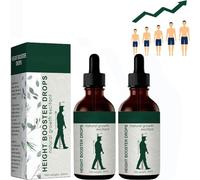 Medicare Height Booster Drops,New Medicare Height Growth Drops,Height Growth Oil, Natural Herbal Height Increasing Essential Oil,Increasing Height for Adolescent Bone Growth- (2Pcs)