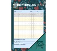 Medication Log Book: Track Dosage, Symptoms, Daily Meds, Appointments & Notes for Better Health Management