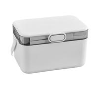 Medication Organizer Storage | Medicine torace a doppio strato scatola di stoccaggio di medicinali, organizzatore di medicinali a prova di polvere portatile, cestino per gli utenti della casa, gli ute