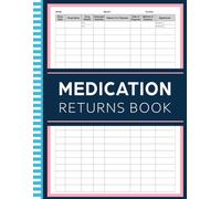Medication Returns Book: Track, Record, and Manage the Safe Disposal of Medications