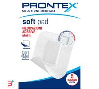 safety spa Medicazione adesiva sterile prontex soft pad 10x6 cm 5 pezzi
