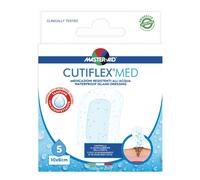 Medicazione Autoadesiva Trasparente Impermeabile Master-Aid Cutiflex 10X6 5 Pezzi