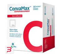 MEDICAZIONE AVANZATA CONVAMAX SUPERABSORBER NON-ADHESIVE 20 X 20 CM 10 PEZZI