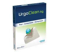 MEDICAZIONE TNT ASSORBENTE GELIFICANTE URGOCLEAN AG/SILVER 10X10CM 5 PEZZI